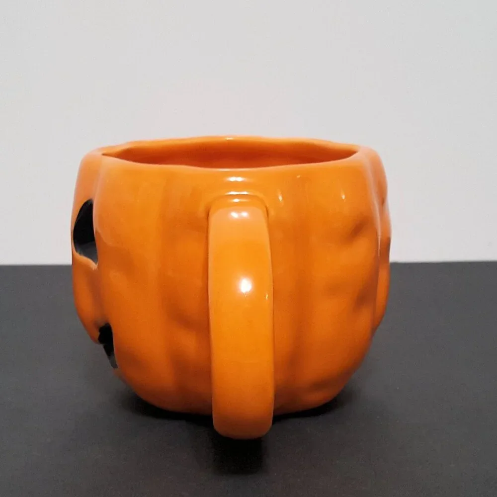 NEW RARE Williams Sonoma Jack o Lantern Mug 20 OZ Stoneware